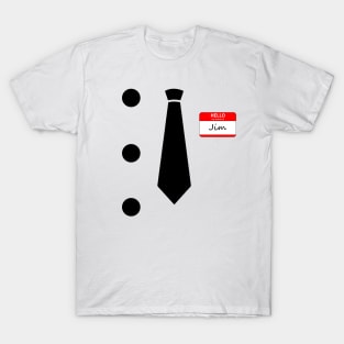 Three hole punched Jim T-Shirt